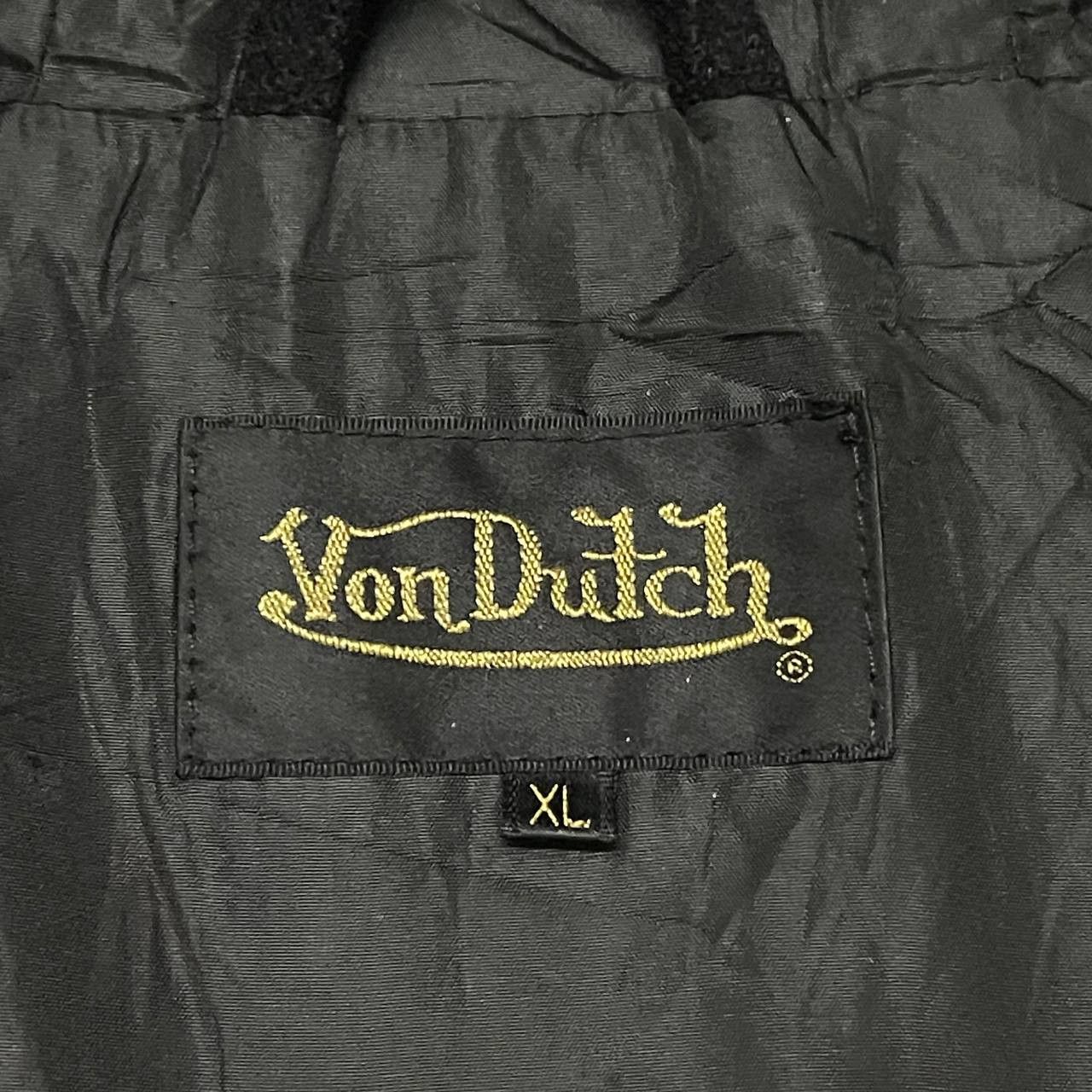 Von Dutch Vintage Von Dutch Fur Hooded Coat Jacket Size US XL / EU 56 / 4 - 9 Thumbnail