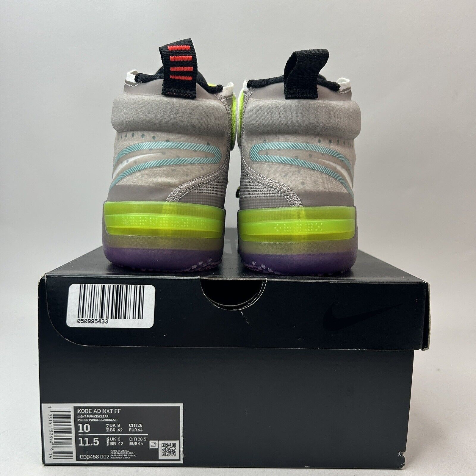 Nike Nike Kobe AD NXT FF FastFit “Pumice Queen Grey Black” 2023 Size US 10 / EU 43 - 4 Thumbnail
