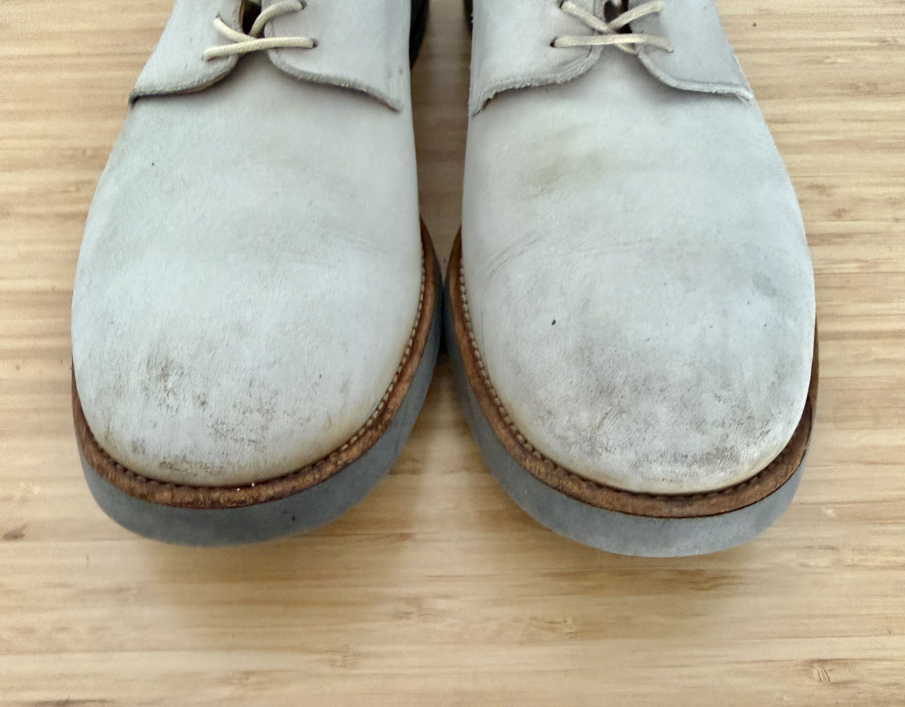 Maison Margiela Margiela Line 22 Distressed Suede White/Grey size 13 Size US 13 / EU 46 - 10 Thumbnail