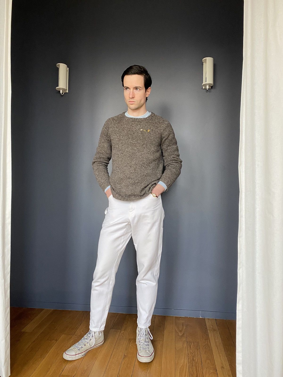 A.P.C. APC - White Carpenter Pants - 2017 Size US 28 / EU 44 - 3 Thumbnail