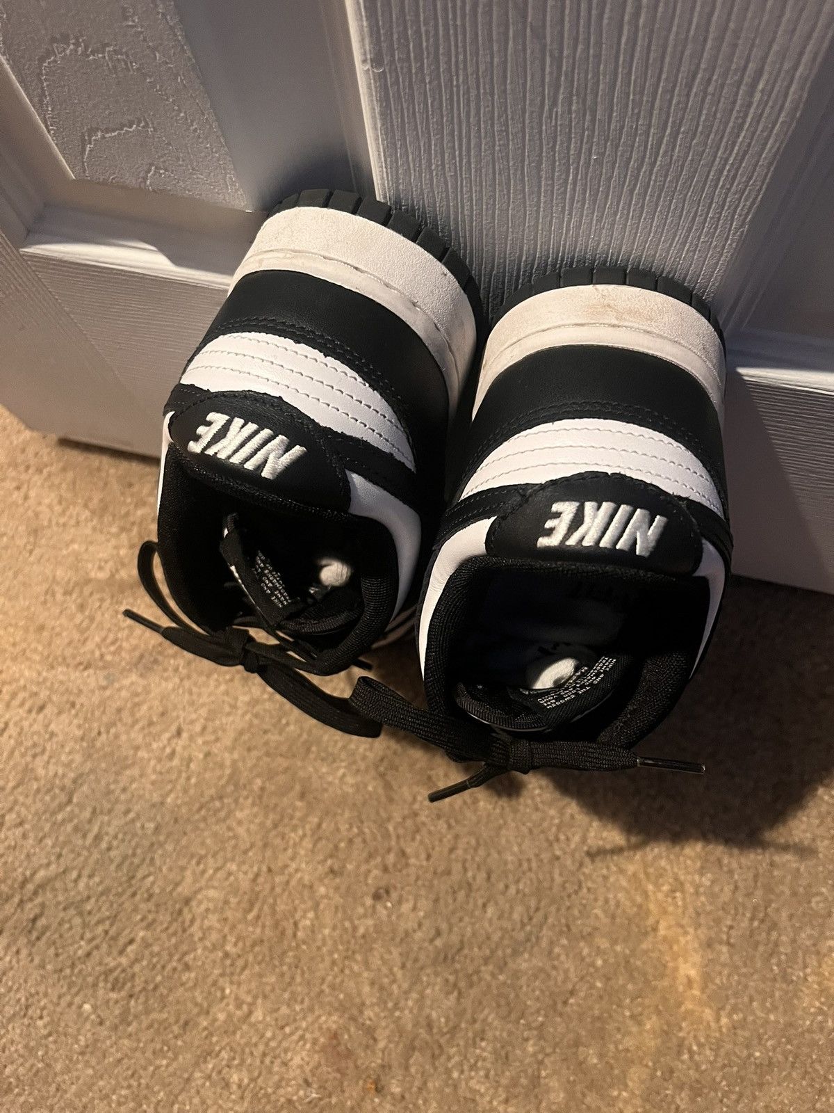 Nike Nike Pandas, Dunk Low Size US 9.5 / EU 42-43 - 4 Thumbnail
