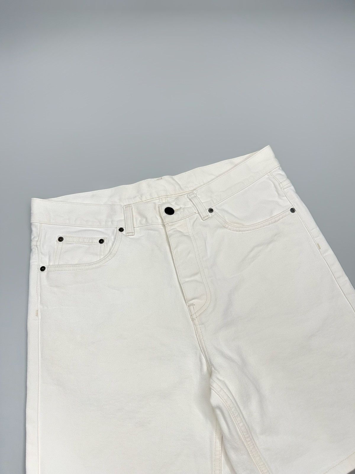 Carhartt Wip Vintage Y2k Carhartt Wip White Jeans Shorts Size US 31 - 5 Thumbnail