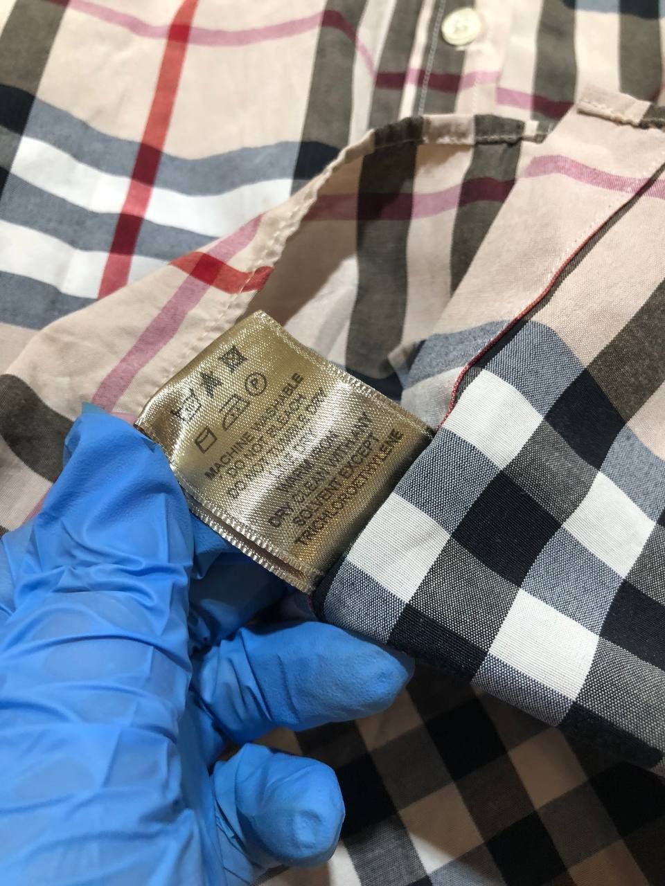 Burberry BURBERRY Plaid Button Front Flannel Shirt Size S / US 4 / IT 40 - 4 Thumbnail