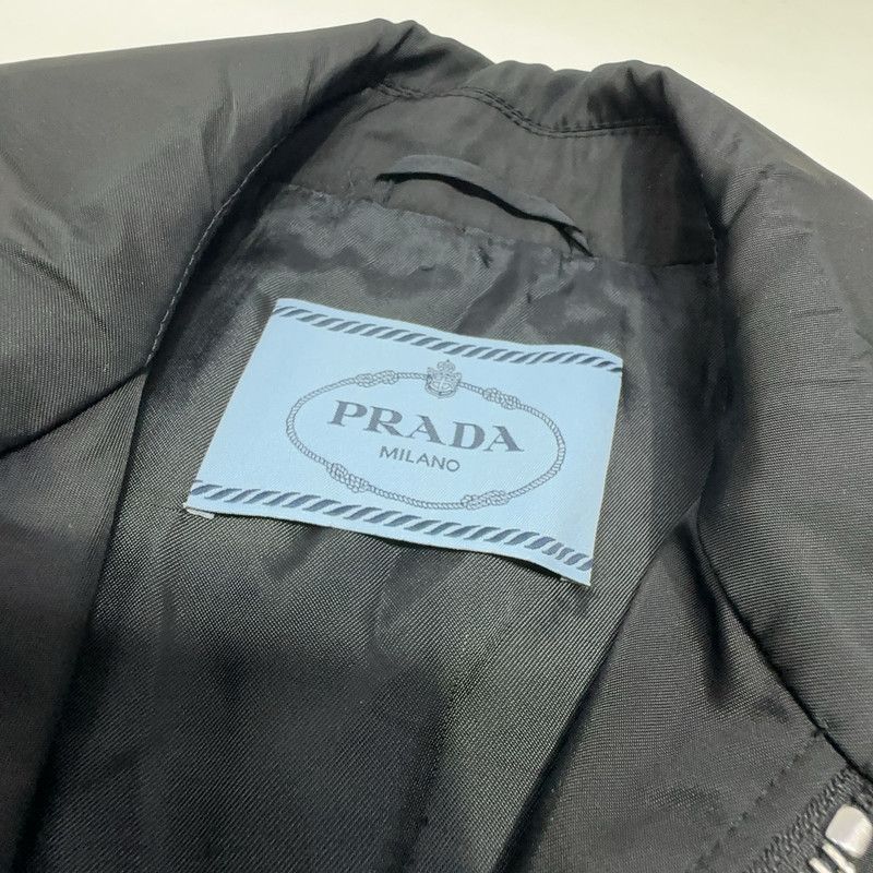 Prada Prada Black Cropped Long Sleeve Jacket-2506 Size US XS / EU 42 / 0 - 5 Thumbnail