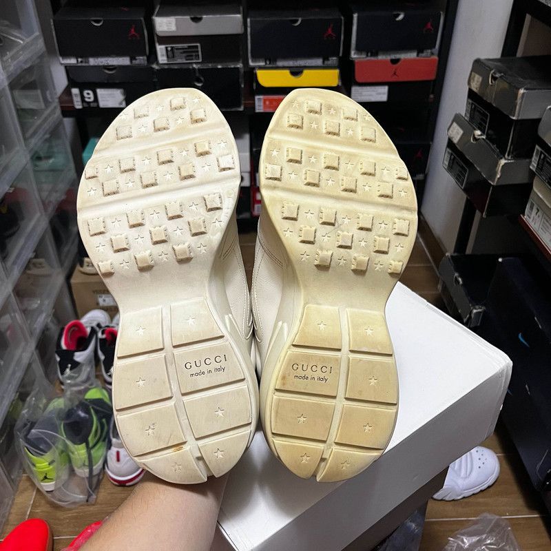 Gucci Gucci Rhyton Logo Low-Top Dad Sneakers - Size US 9.5 / EU 42-43 - 4 Thumbnail