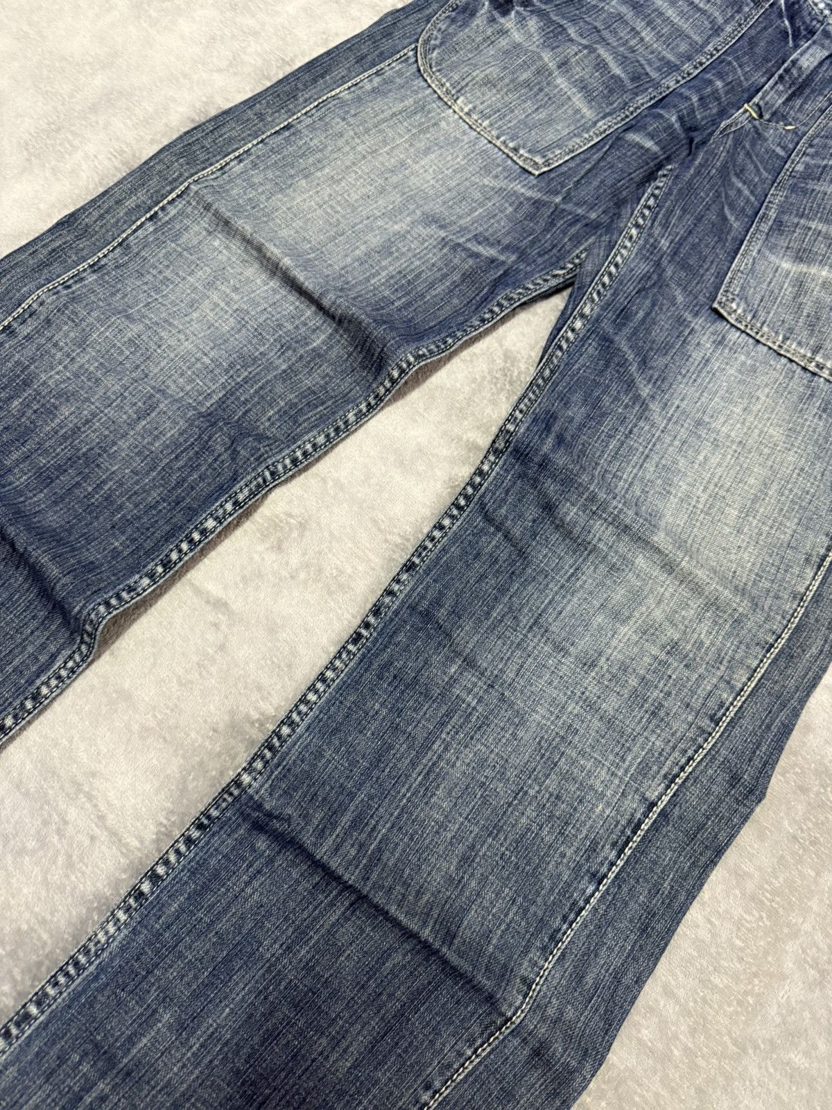 5351 POUR LES HOMMES × Japanese Brand × LOWBOX Antgauge Japan Split Wool Pocket Baker Jeans loose Pants Size US 30 / EU 46 - 4 Thumbnail