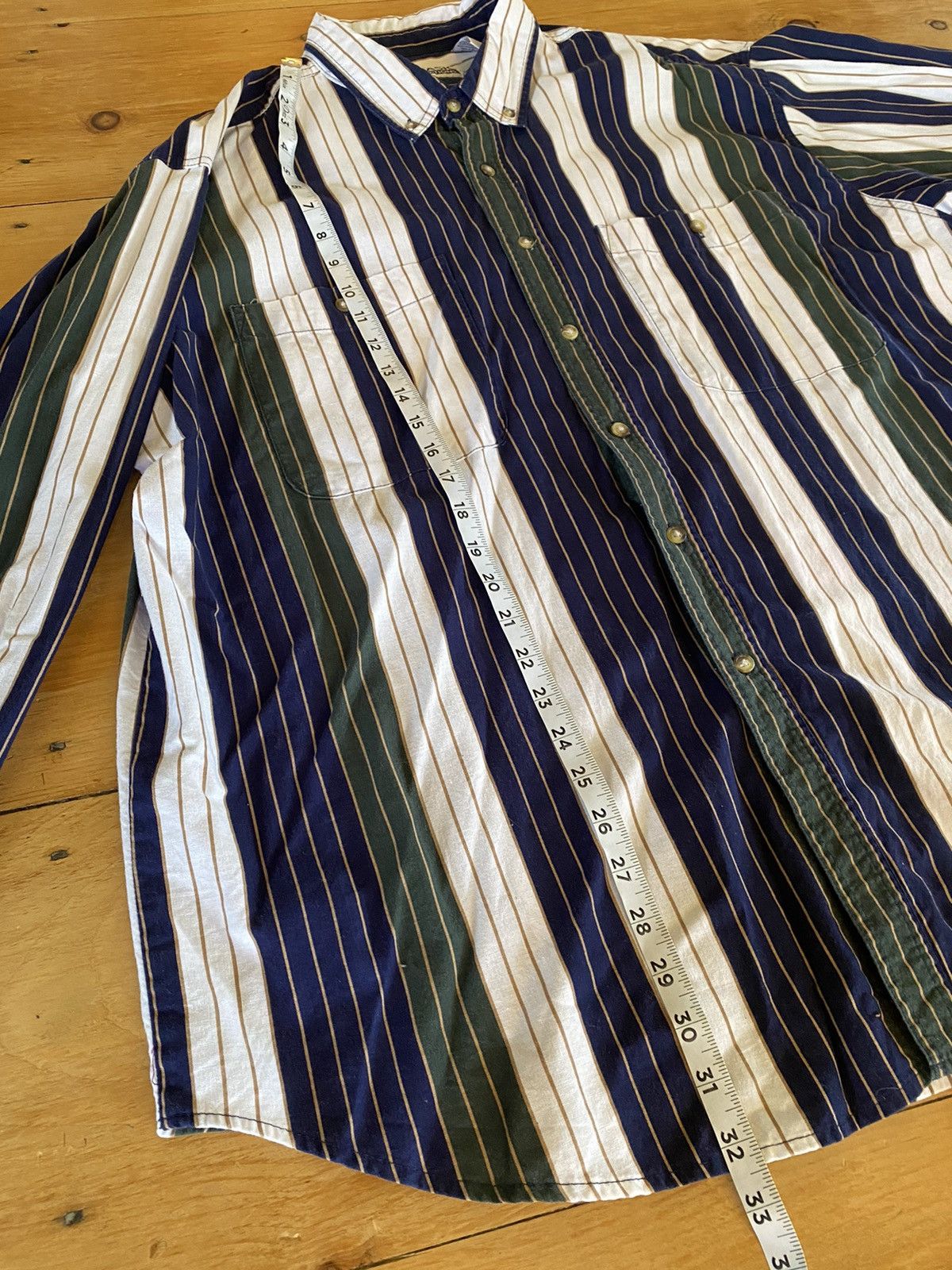 Basic Editions Vintage pinstripe button up XXL Size US XXL / EU 58 / 5 - 6 Thumbnail