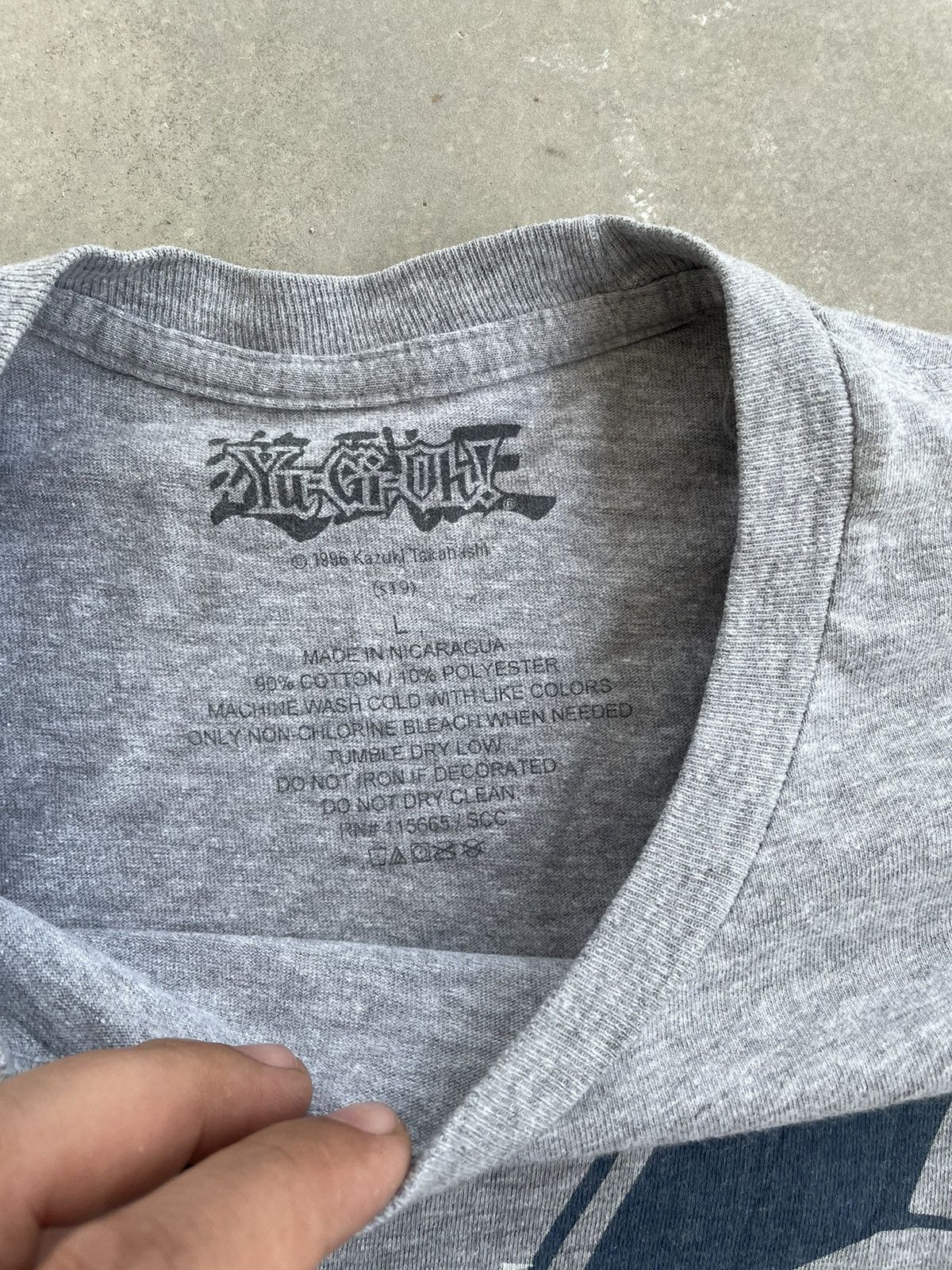 Anime × Japanese Brand YU GI OH COPYRIGHT 1996 KAZUKI TAKABASHI TEE Size US L / EU 52-54 / 3 - 4 Thumbnail