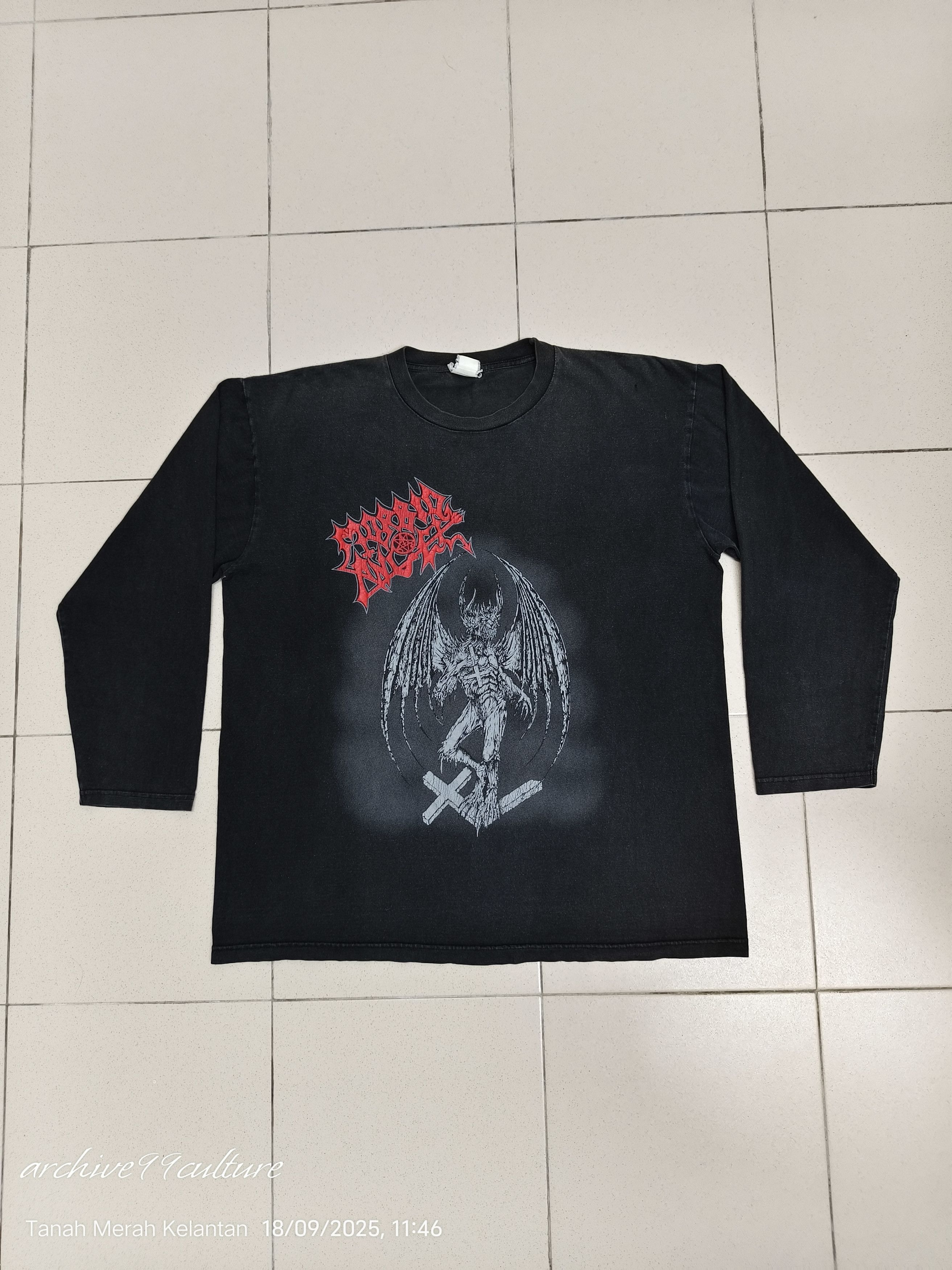 Band Tees Vintage Morbid Angel Gargoyle long sleeve t shirt 2004 Size US L / EU 52-54 / 3 - 1 Thumbnail