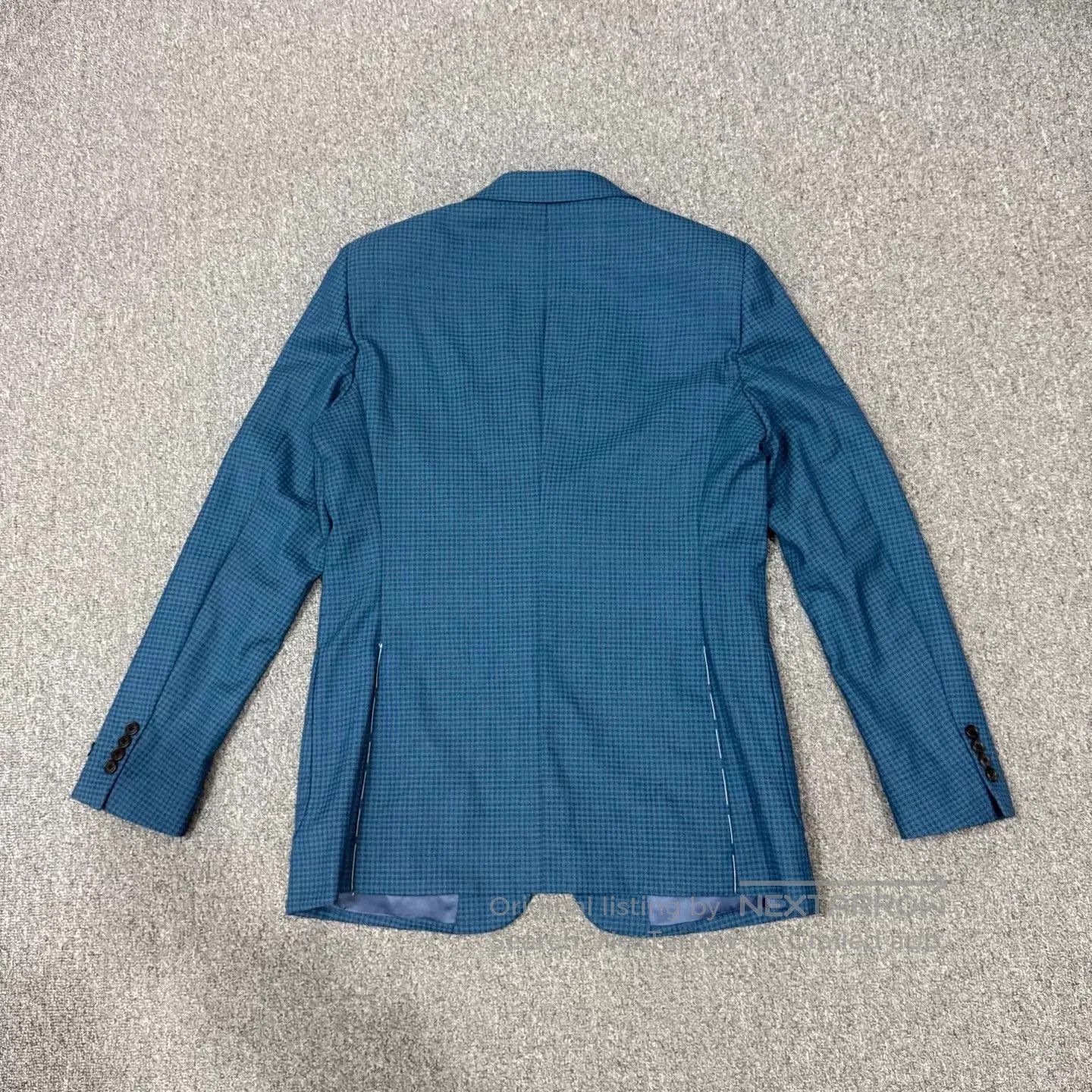 Prada Blue Checkered Light Jacket Blazer. Size US M / EU 48-50 / 2 - 3 Thumbnail