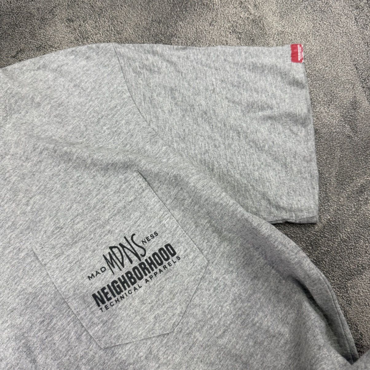 Japanese Brand Neighborhood x Madness short slevee tee grey Size US M / EU 48-50 / 2 - 3 Thumbnail