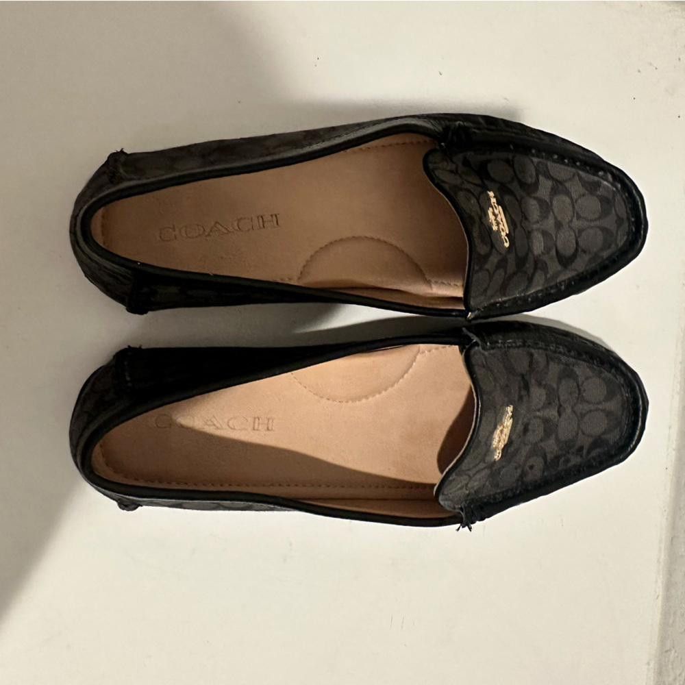 Coach Coach Marley Driver Leather Canvas Black Gray Loafer 8.5 Size US 8.5 / IT 38.5 - 5 Thumbnail