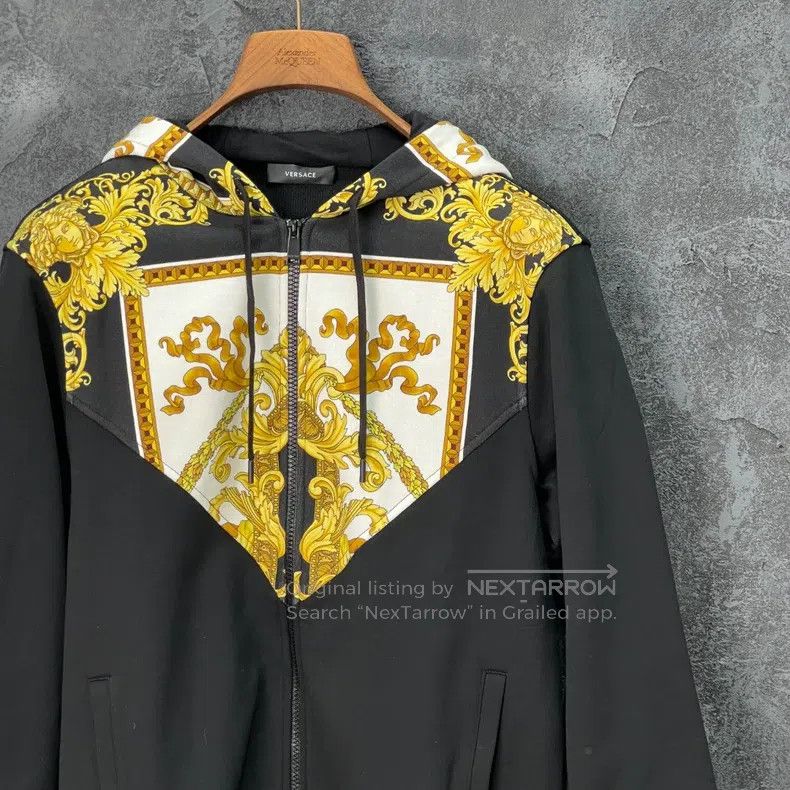 Versace Medusa print cotton jacket