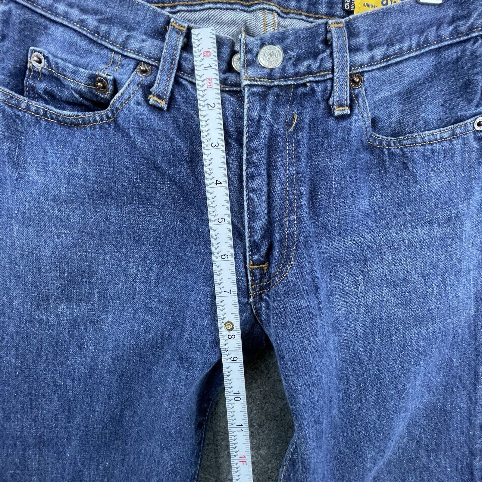 Aviatic Aviatic Jeans Mens 31 Blue Straight 911 Italian Workwear Size US 31 - 5 Thumbnail