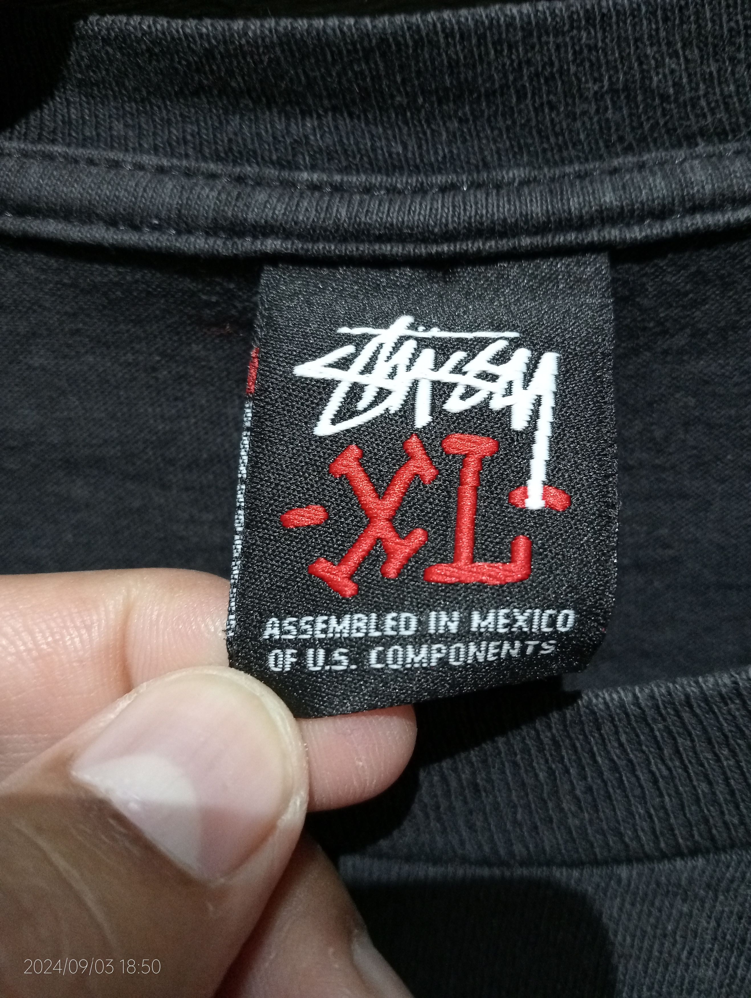 Stussy × Vintage Vintage Stussy S2C Surf Board Skateboard Skull Tee Size US XL / EU 56 / 4 - 2 Thumbnail