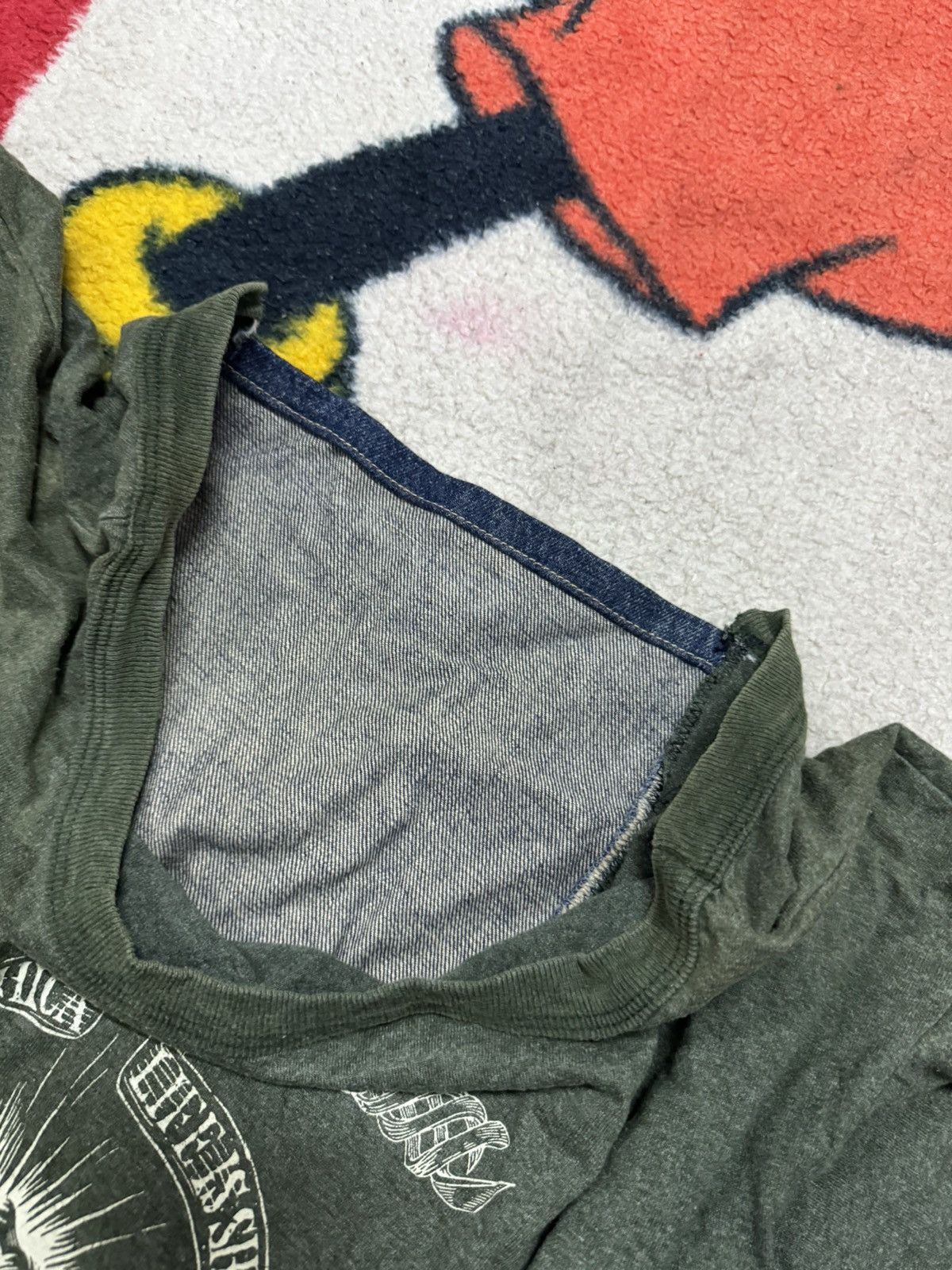 CUSTOM SELVEDGE JEANS RINGER TSHIRT