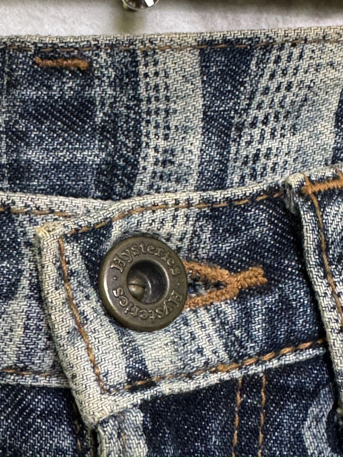 Hysteric Glamour Vintage Hysteric Glamour Flare Iconic Snake Print Denim Size US 27 - 8 Thumbnail