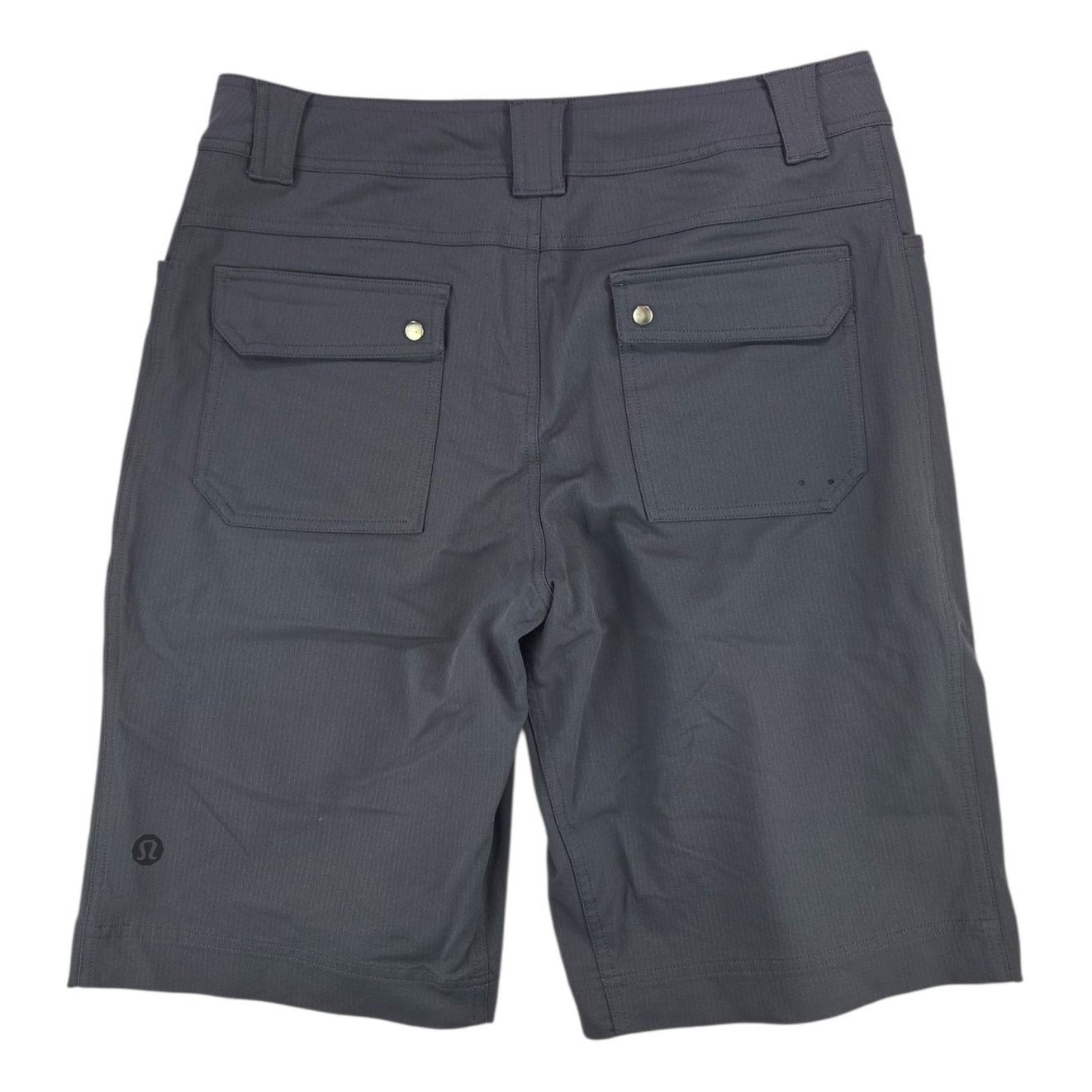 Lululemon Lululemon | Grey Pinstripe Cadence Commute Shorts | Size 36 Size US 36 / EU 52 - 3 Thumbnail