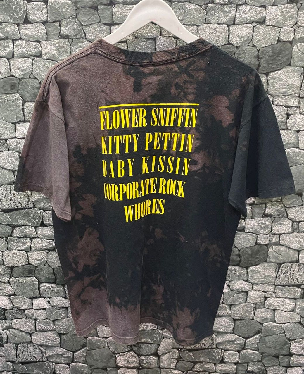 Nirvana Vintage 1992 Nirvana Smile Asid Wash Grunge Tshirt Size US M / EU 48-50 / 2 - 2 Thumbnail