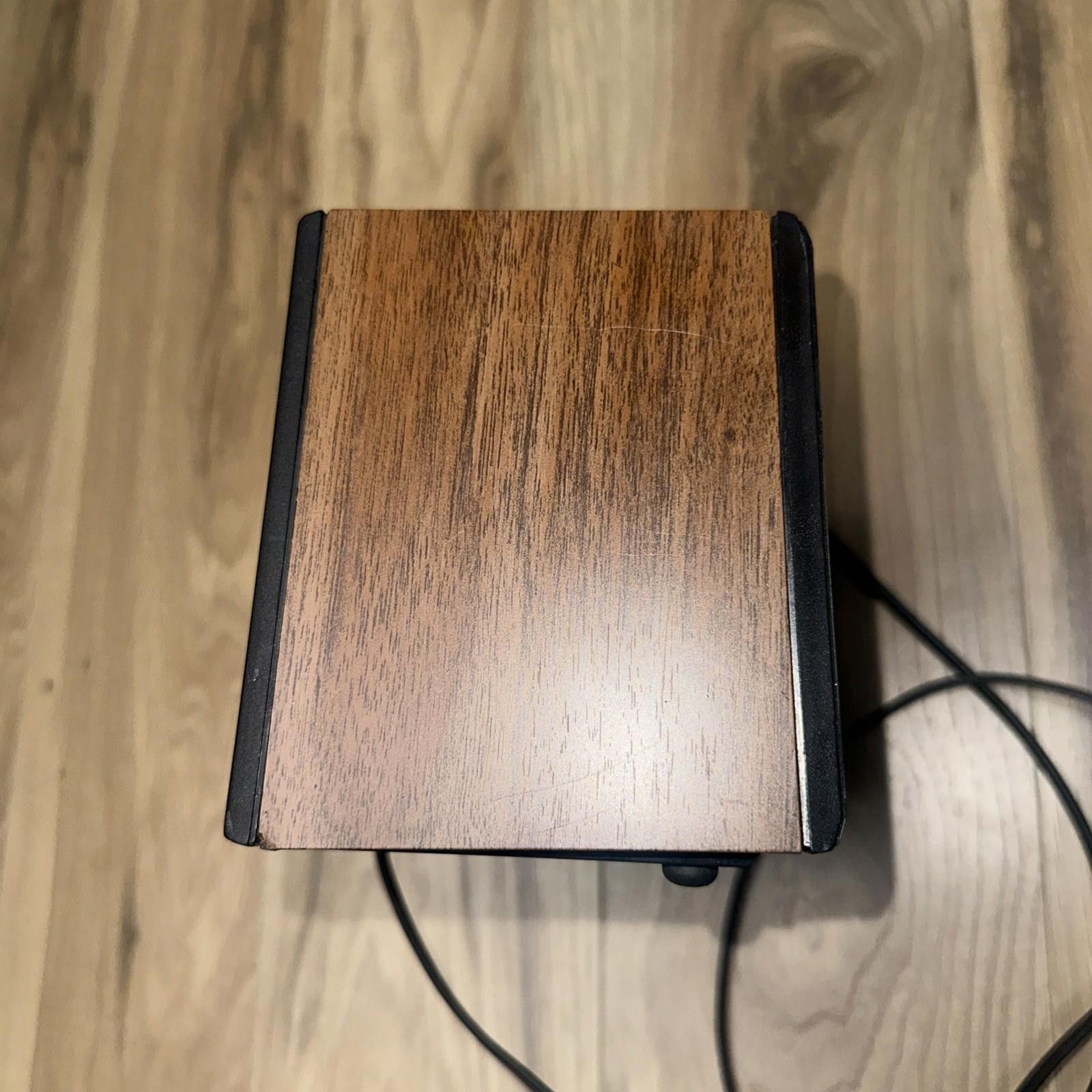 Genuine Leather Vintage GE 7-4115B AM/FM Radio Walnut Grain Tested Working Size ONE SIZE - 6 Thumbnail