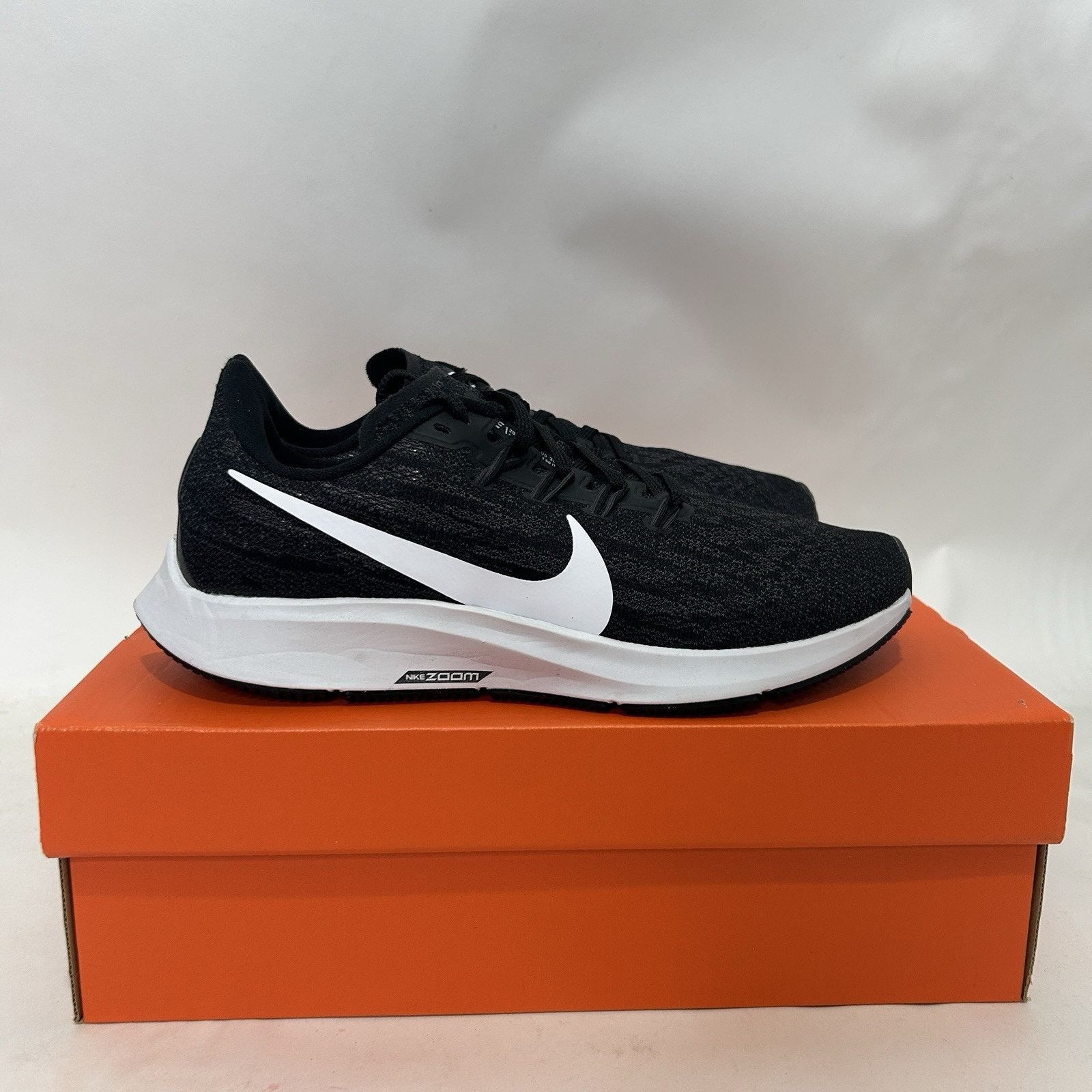 Nike Nike Air Zoom Pegasus 36 WMNS “Black White Thunder Gray” Size US 9 / IT 39 - 4 Thumbnail