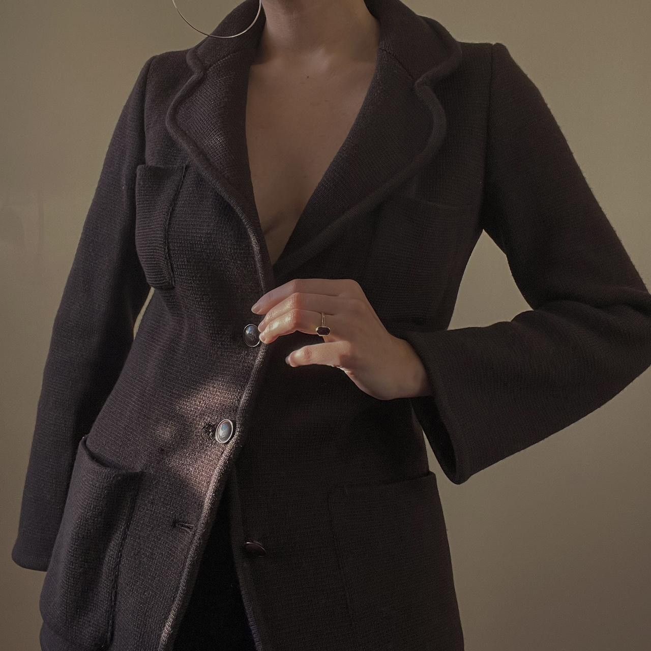 Vintage Yves Saint Laurent Knit Blazer Jacket