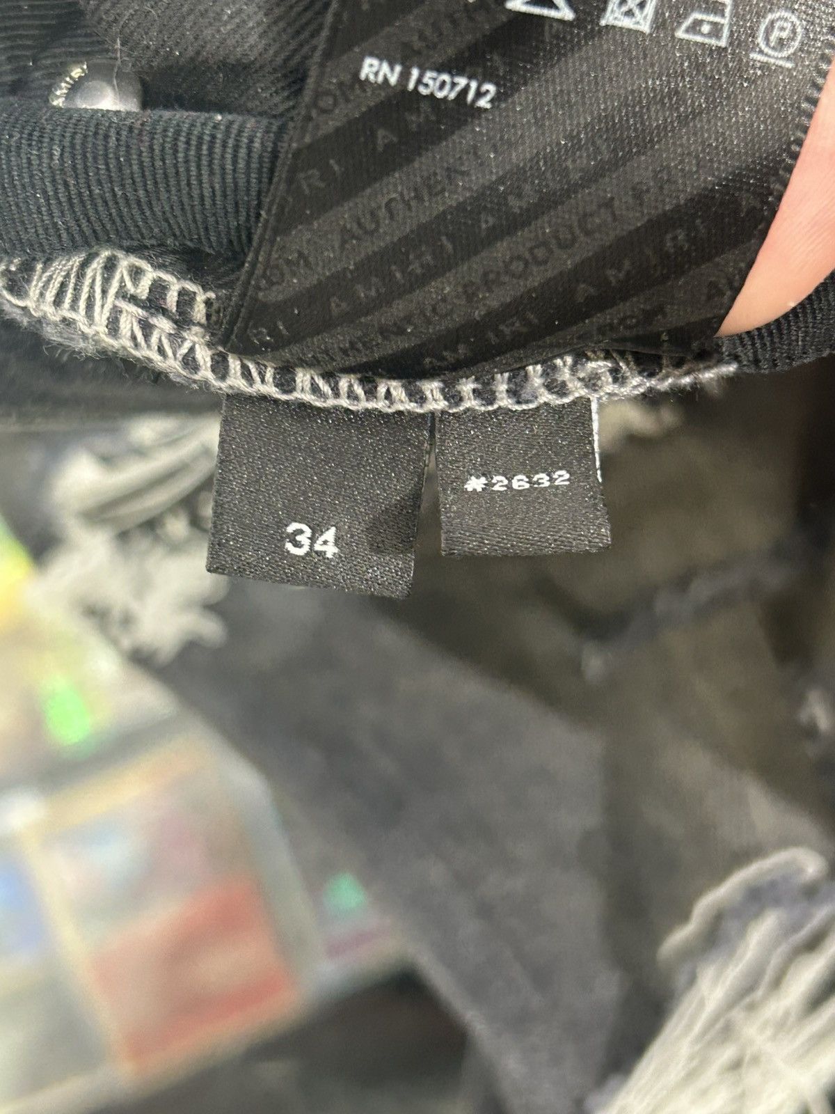 Amiri Amiri black bandana thrasher jeans Size US 34 / EU 50 - 9 Thumbnail