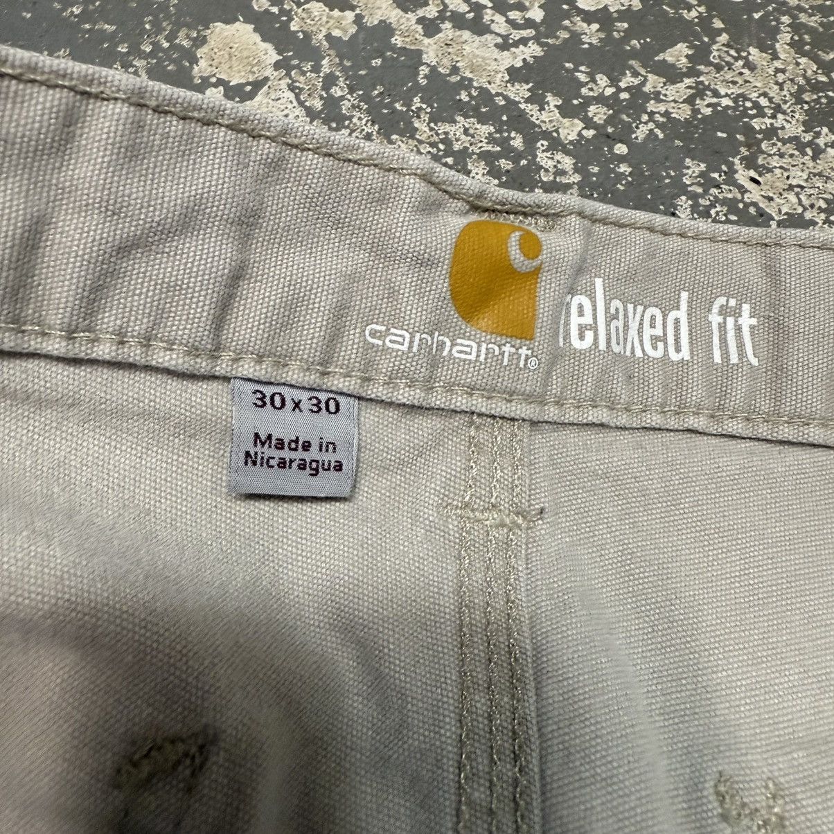Carhartt Vintage Carhartt Tan/Cream Workwear Shorts Jorts Size US 30 / EU 46 - 8 Thumbnail