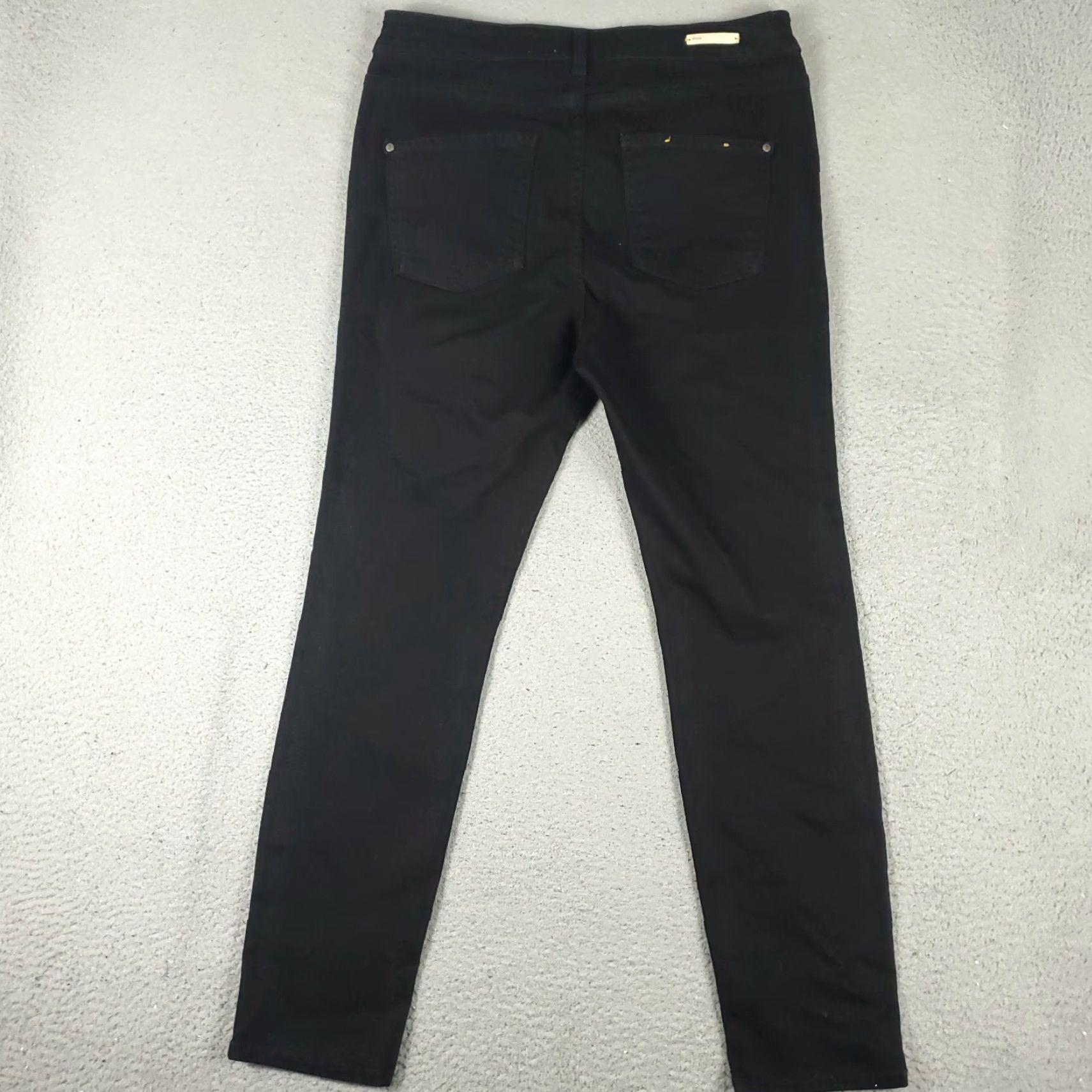 Vintage VINTAGE Pilcro Jeans Women Slim Skinny Denim Black 31x29.5 High Rise 5-Pocket Regular Womens Size 24" / US 00 / IT 34 - 7 Thumbnail
