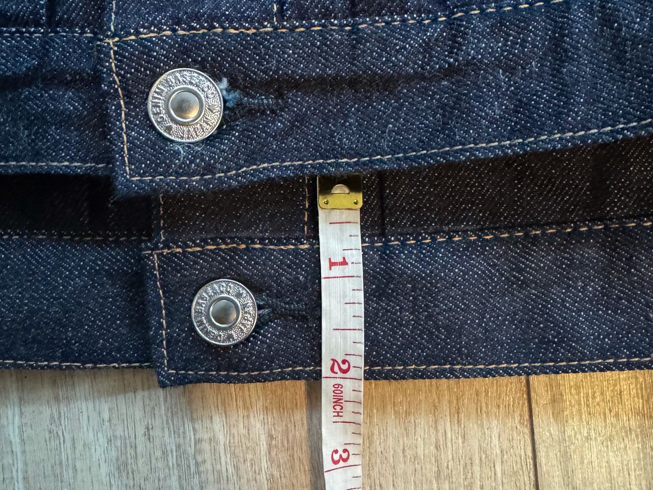 Japanese Brand DENIM BRIDGE Type 1 Jacket - Raw Selvedge - Made in Japan Size US XL / EU 56 / 4 - 13 Thumbnail