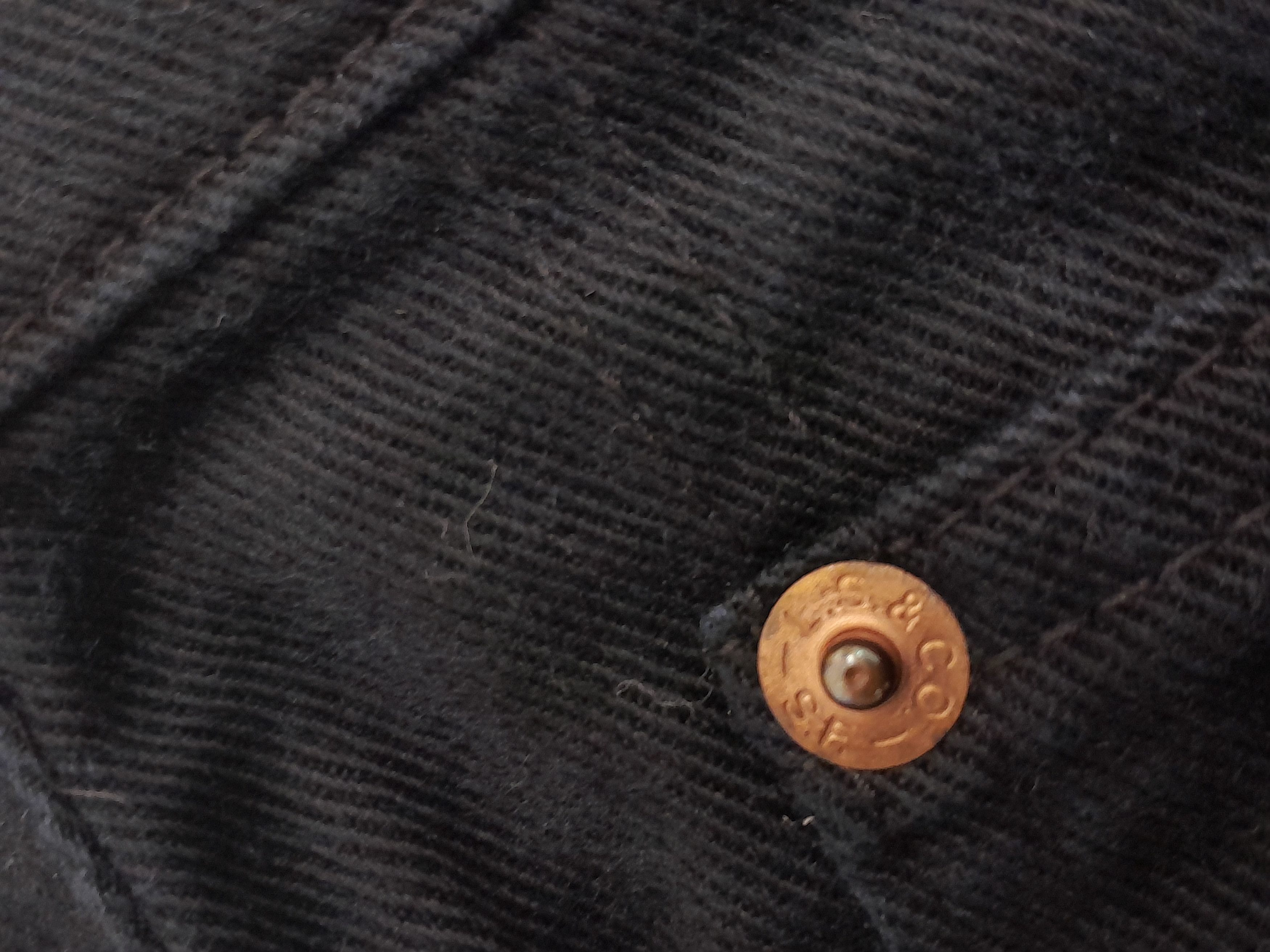 Levi's × Vintage Levis 517 Jeans Bootcut SUPER BLACK Size US 27 - 8 Thumbnail