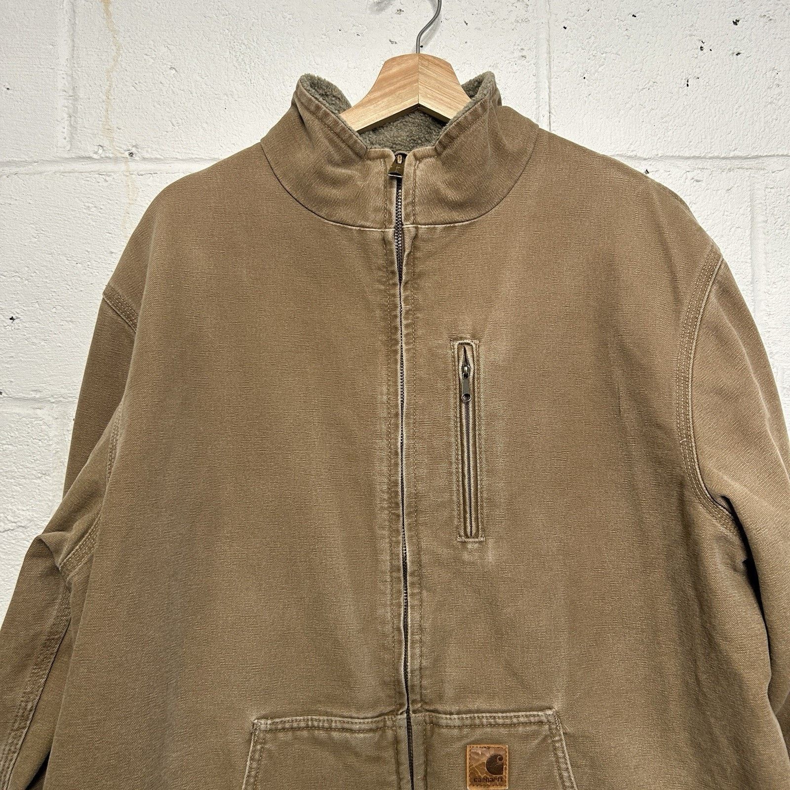 Carhartt Vintage Carhartt Sherpa-Lined Muskegon “Frontier Brown” Size US L / EU 52-54 / 3 - 3 Thumbnail