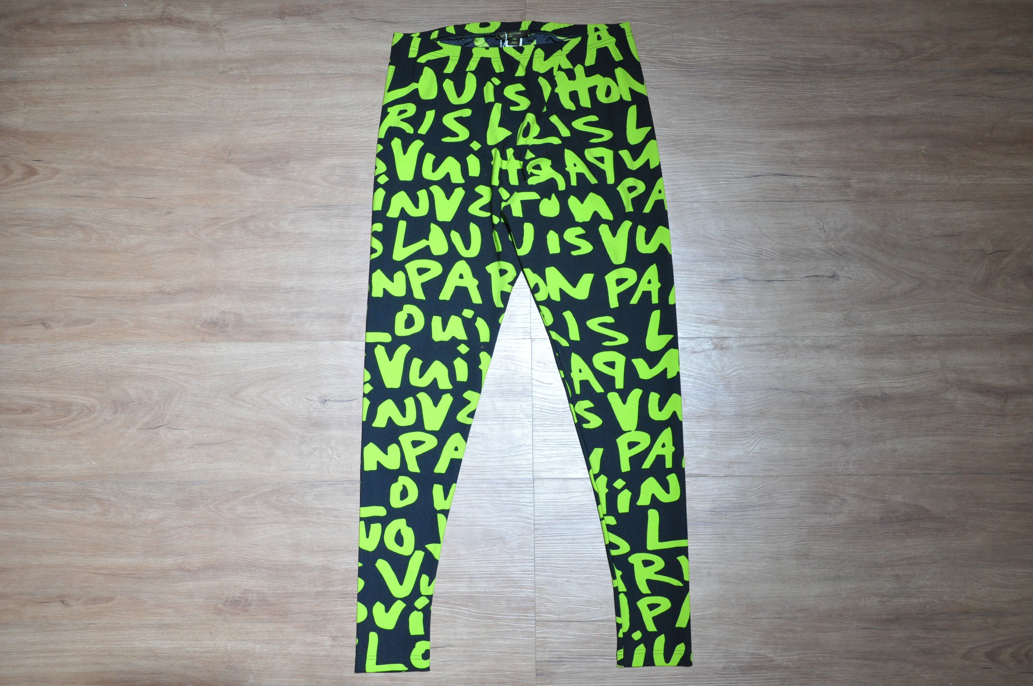 Louis Vuitton LV - MJ - Stephen Sprouse - S/S 09 - Graffiti Leggings Size 26" / US 2 / IT 38 - 3 Thumbnail