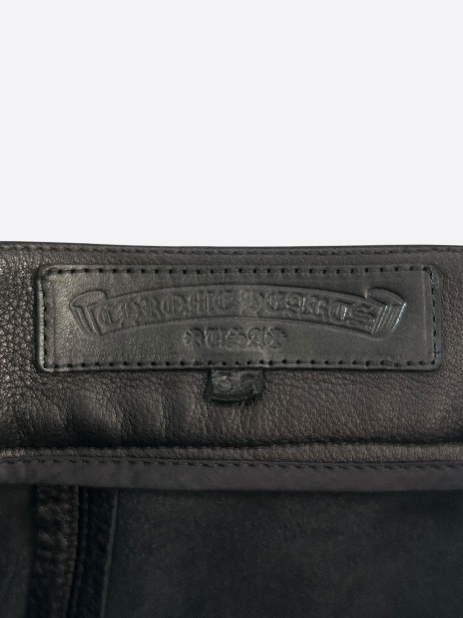 Chrome Hearts Chrome Hearts Black Leather Cargo Pants Size US 30 / EU 46 - 3 Thumbnail