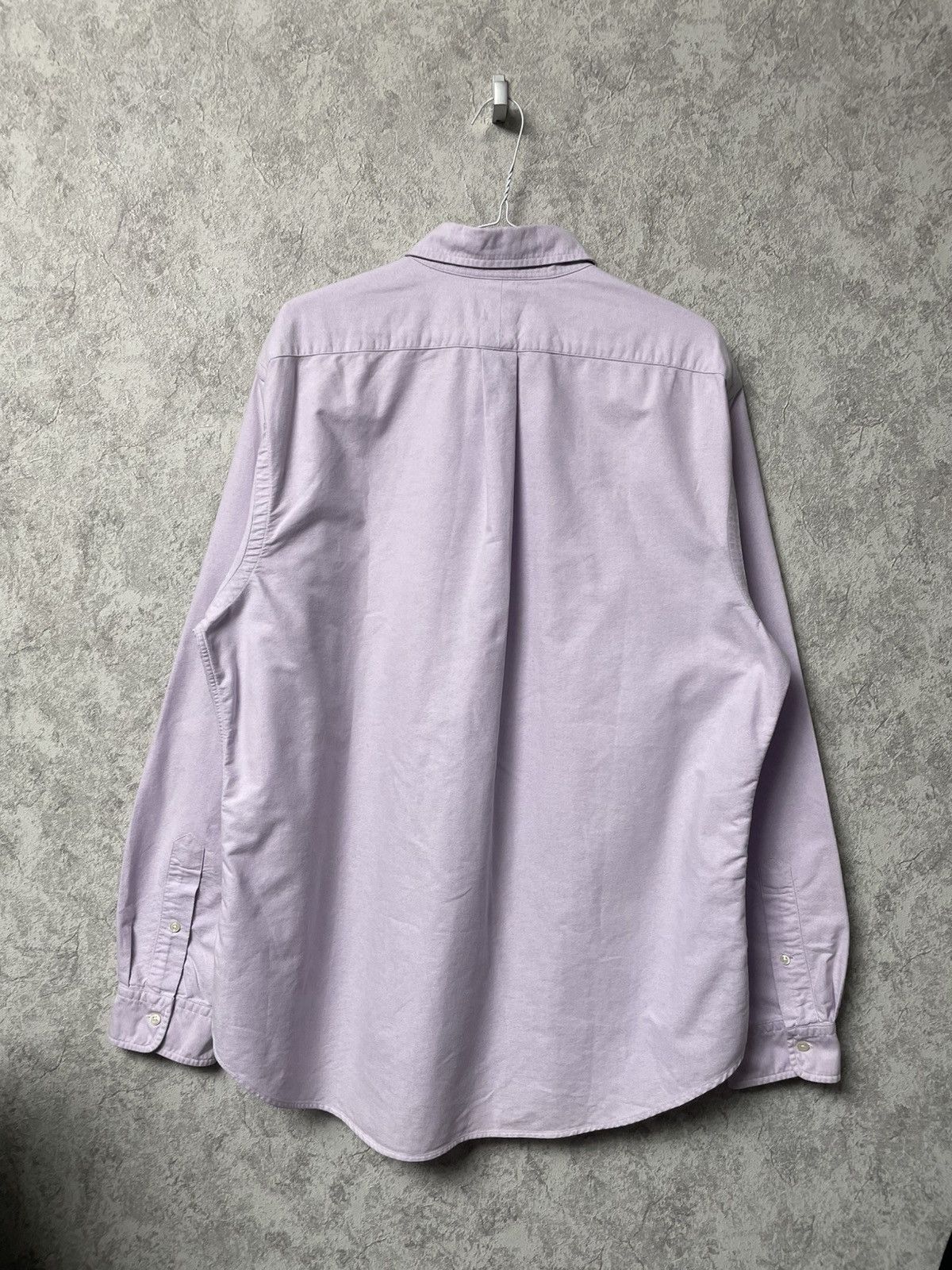 Ralph Lauren Vintage Ralph Lauren Purple Long Sleeve Heavy Classic Shirt Size US XL / EU 56 / 4 - 13 Thumbnail