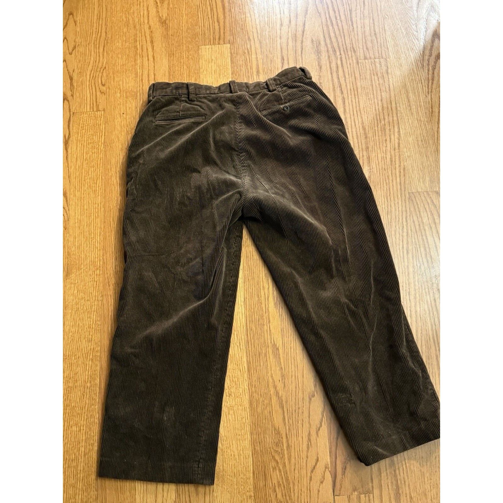 Polo Ralph Lauren VTG Polo Ralph Lauren Pants Men 36 x 32 Brown Corduroy READ! Size US 36 / EU 52 - 3 Thumbnail