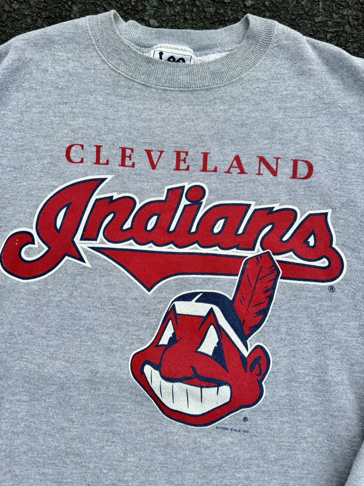 Sports Specialties × Vintage 1997 Cleveland Indians Vintage Lee 90’s MLB Sweatshirt Size US M / EU 48-50 / 2 - 4 Thumbnail