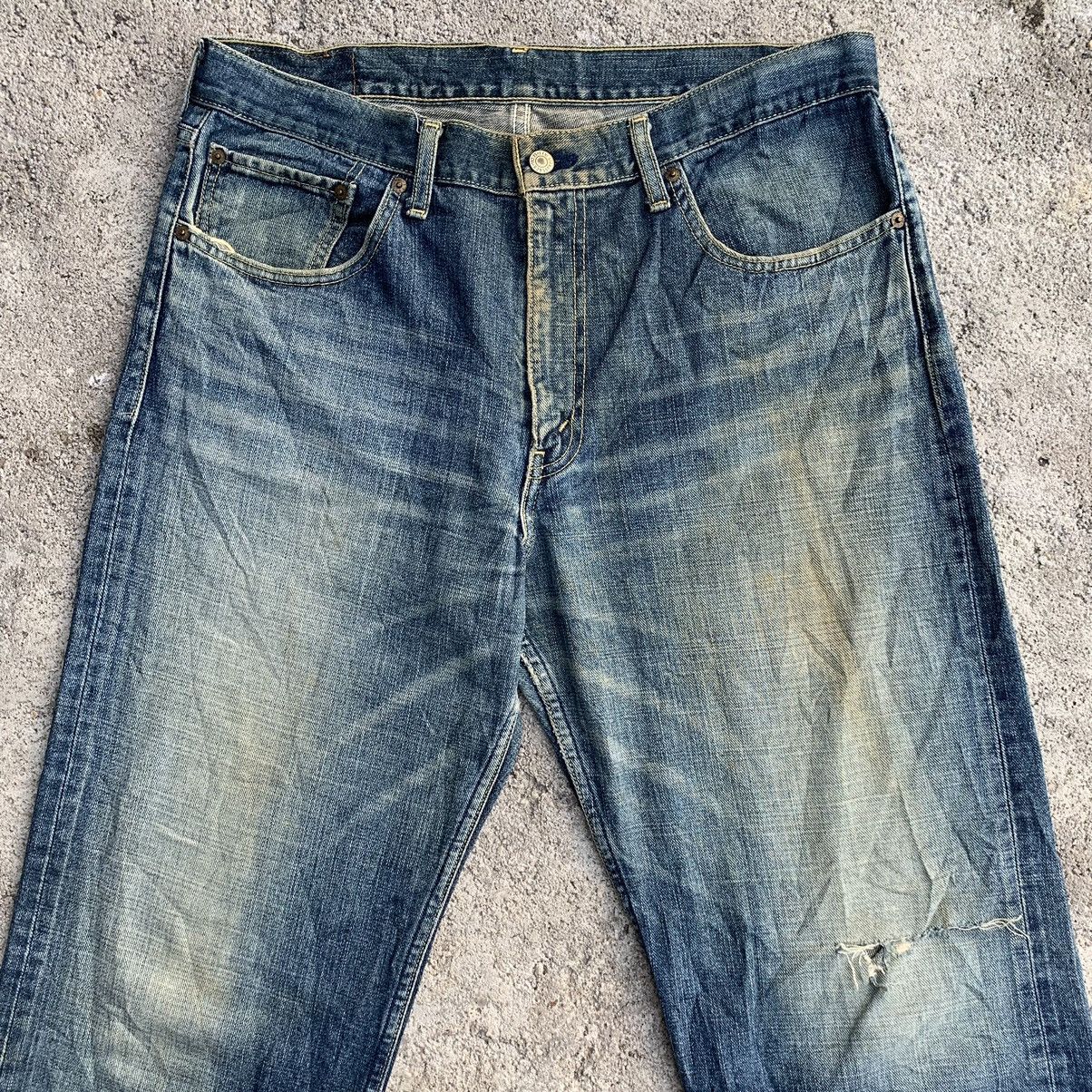 Levi's Vintage Clothing Vintage Levis Grunge Rusty Faded Distressed Denim W35 Size US 35 - 4 Thumbnail