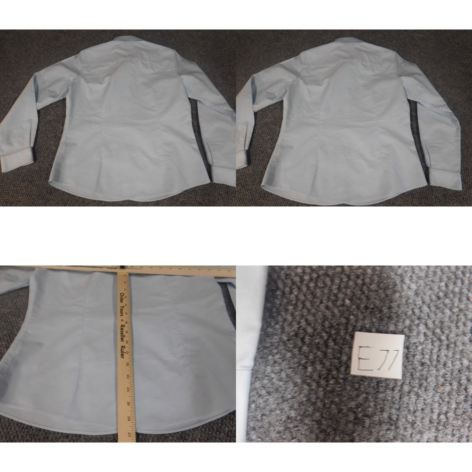 Vintage LL Bean Womens Button-Up Blouse Medium Blue Casual Shirt Mystery Navbar Size M / US 6-8 / IT 42-44 - 8 Thumbnail