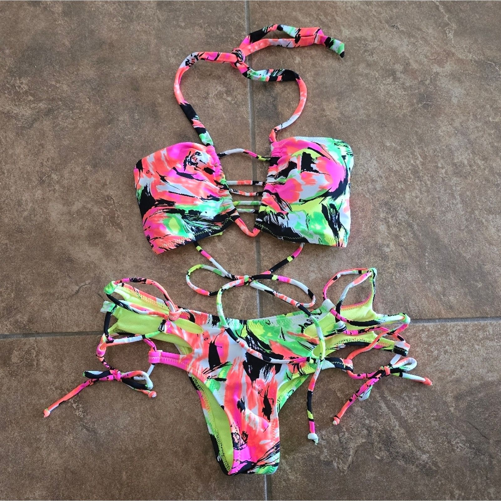 Other Tropic Splash | FYS | Santa Cruz Bikini Set Size ONE SIZE - 3 Thumbnail