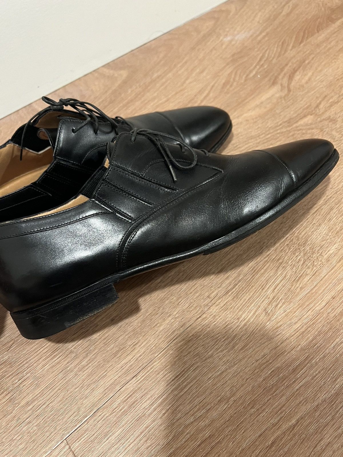 Testoni A.testoni Cap Toe Oxfords With Elastic Detail UK8 Size US 9 / EU 42 - 7 Thumbnail