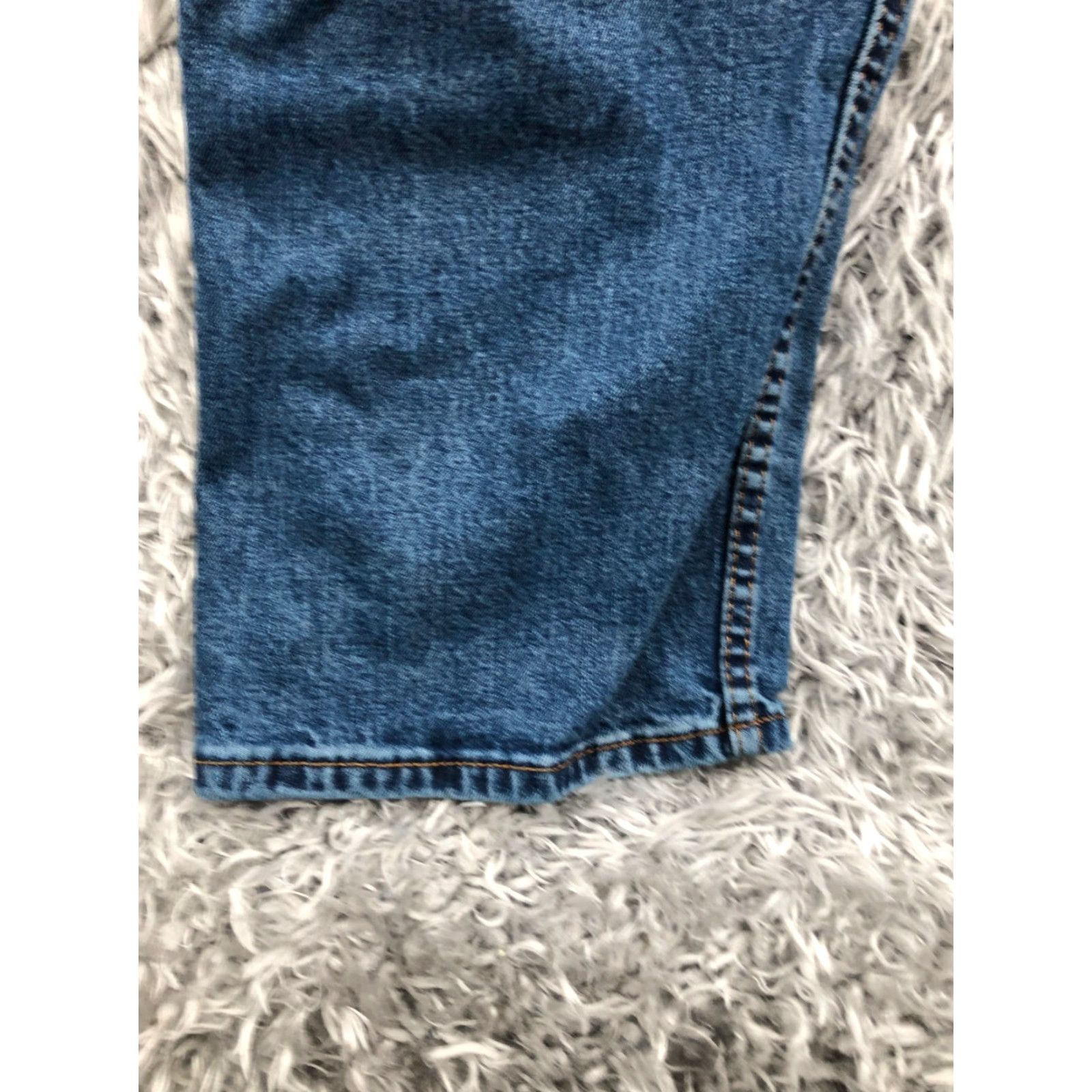 Levi's Levi's 505 Straight Jeans Mens Regular Belt Loops 40x30 Blue Medium Wash Denim 5-Pocket Size US 40 / EU 56 - 7 Thumbnail