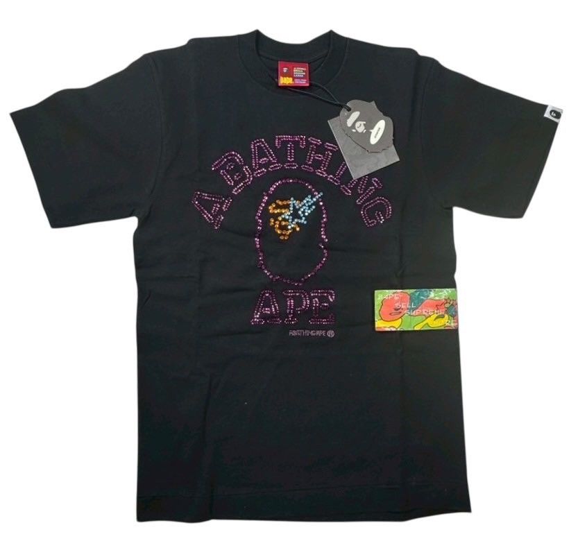 Bape BAPE Swarovski T-shirts Black Size US S / EU 44-46 / 1 - 1 Thumbnail