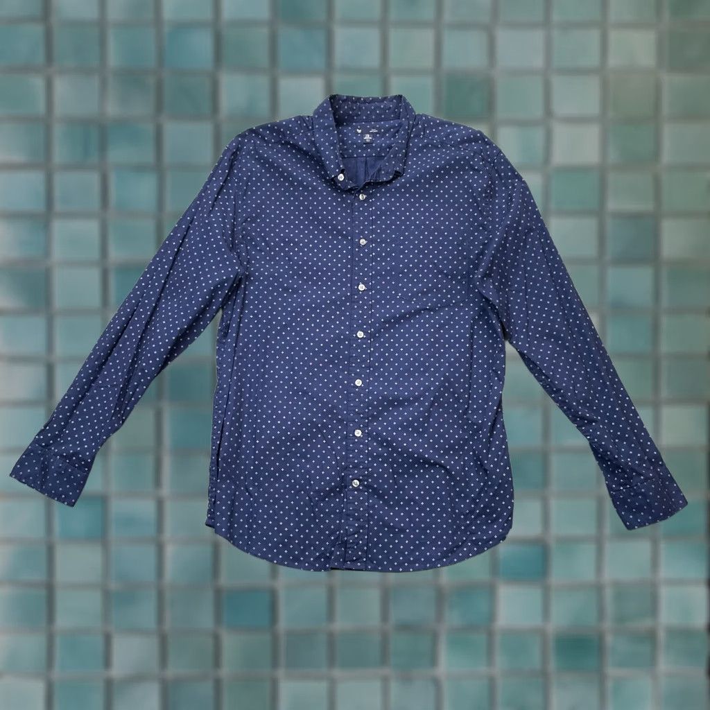Gap Gap Shirt Mens XL Blue Slim Button-Down Cotton Casual Shirt Size US XL / EU 56 / 4 - 1 Thumbnail
