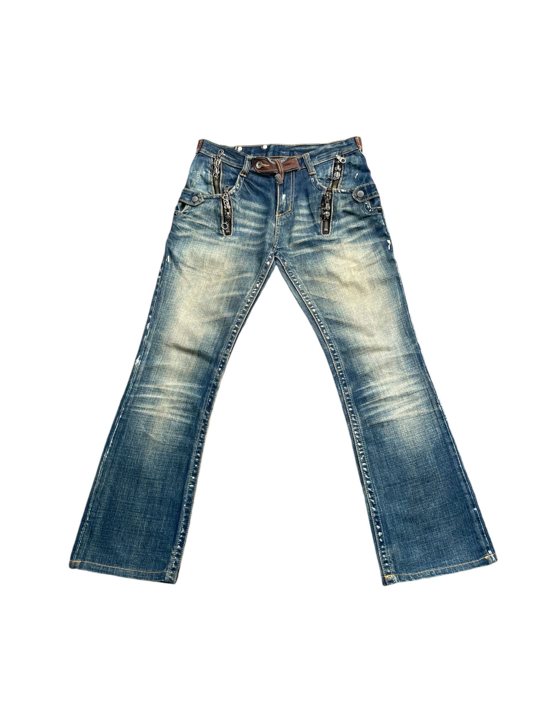 Japanese Brand Semantic Design Flare Custom Denim Size US 32 / EU 48 - 1 Thumbnail