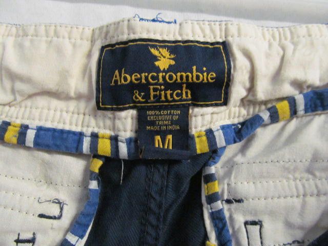 Abercrombie & Fitch Abercrombie & Fitch Men's Navy Cargo Pants Size US 32 / EU 48 - 2 Thumbnail