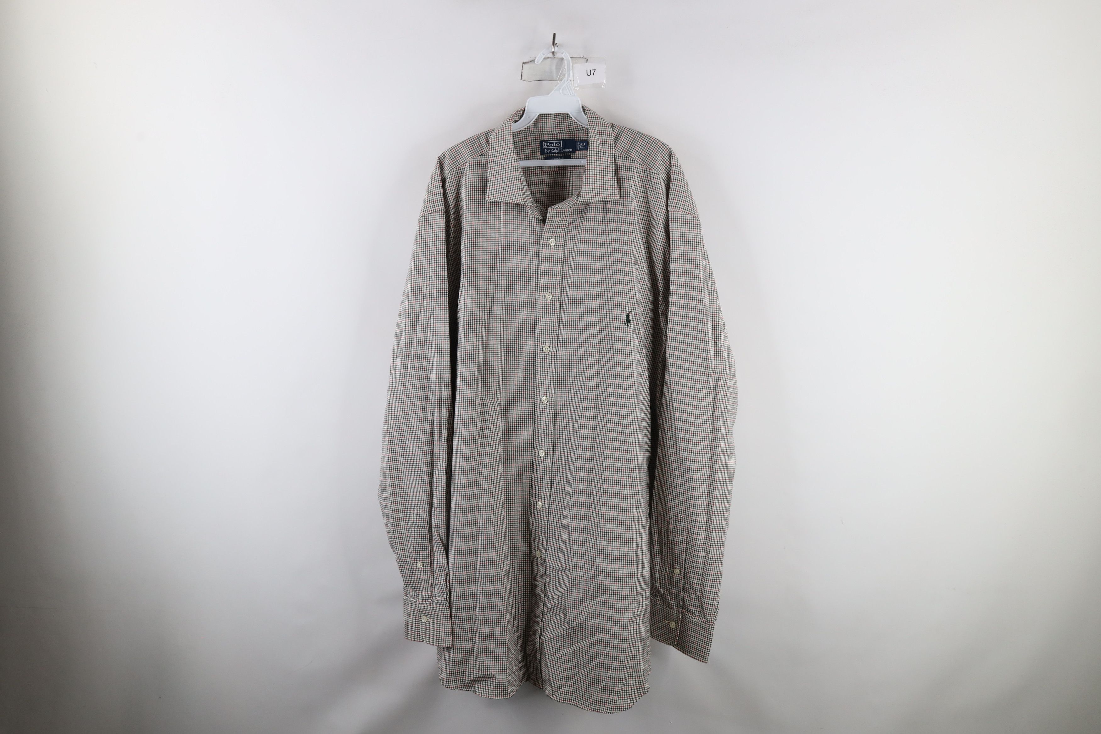 Ralph Lauren × Vintage Vintage 90s Ralph Lauren Classic Fit Collared Button Shirt Size US XXL / EU 58 / 5 - 1 Thumbnail