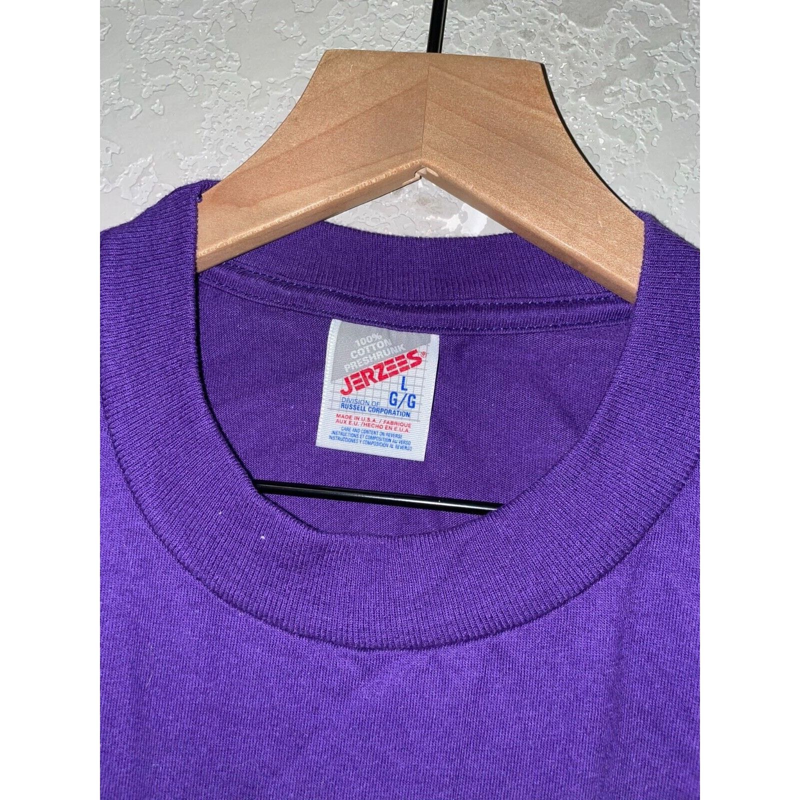 Jerzees Vintage Wyoming Shirt Mountain Cabin Tee VTG 90s L Large Size US L / EU 52-54 / 3 - 6 Thumbnail