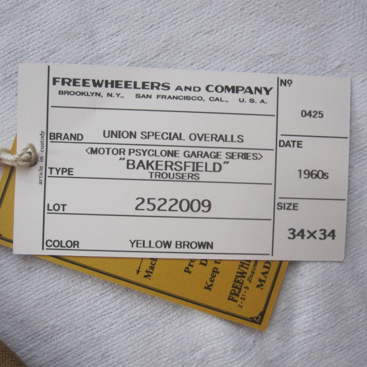 Freewheelers “BAKERSFIELD” TROUSERS 34 Size US 34 / EU 50 - 2 Thumbnail