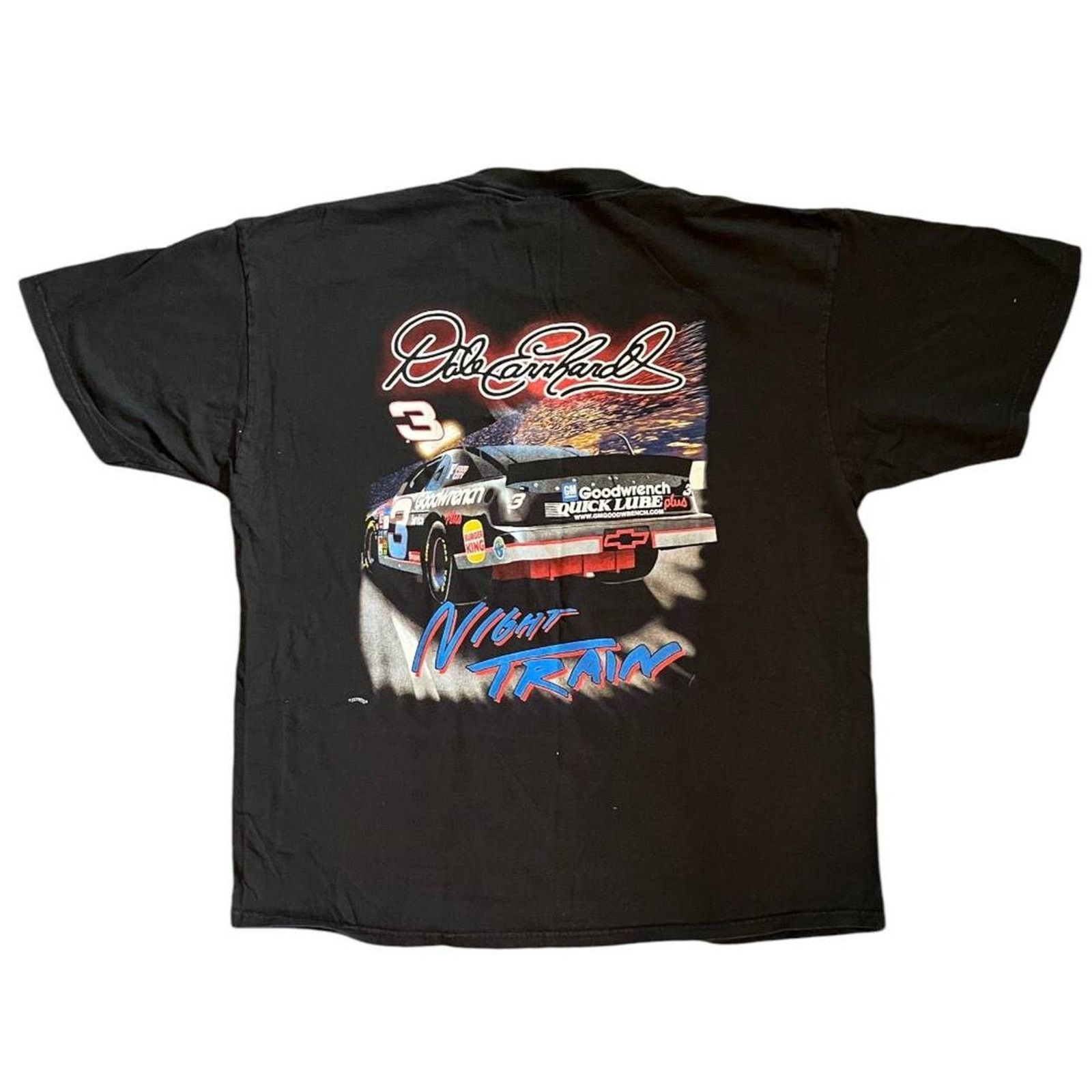 Chase Authentics Vintage Nascar Dale Earnhardt Night Train T-Shirt Size US XXL / EU 58 / 5 - 2 Thumbnail